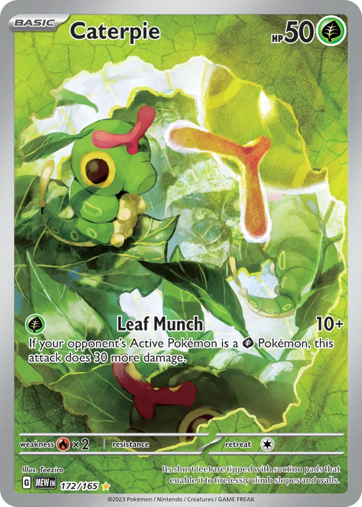 Caterpie 172/165 151 (Holo)