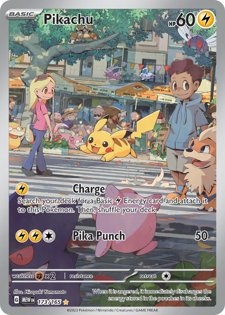Pikachu 173/165 151 (Holo)
