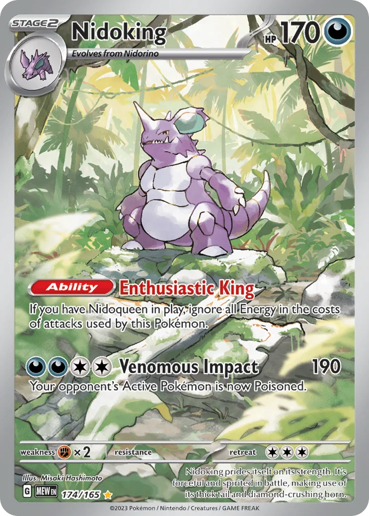 Nidoking 174/165 151 (Holo)