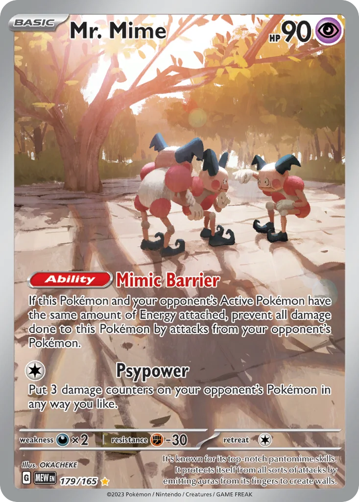 Mr. Mime 179/165 151 (Holo)