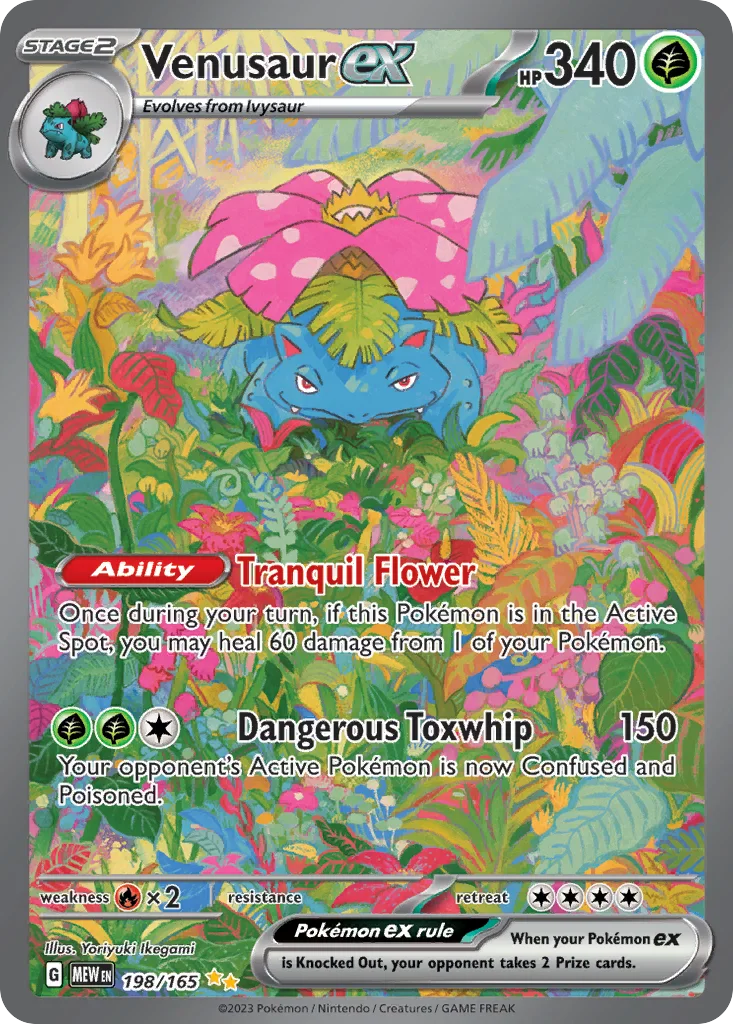 Venusaur ex 198/165 151 (Holo)