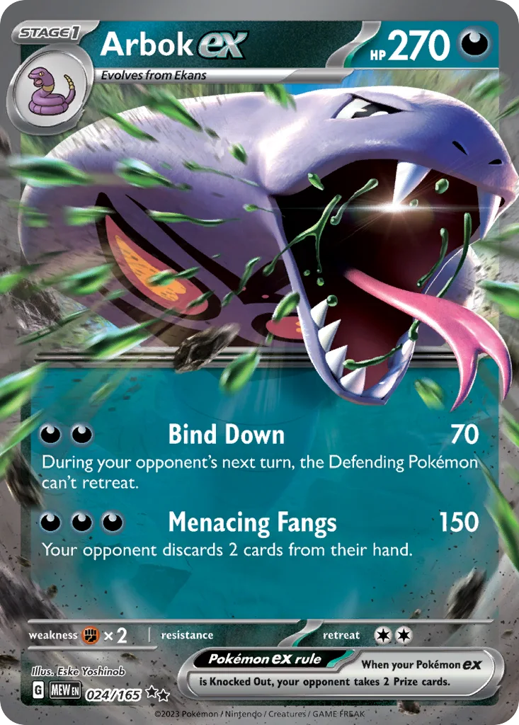 Arbok ex 024/165 151 (Holo)