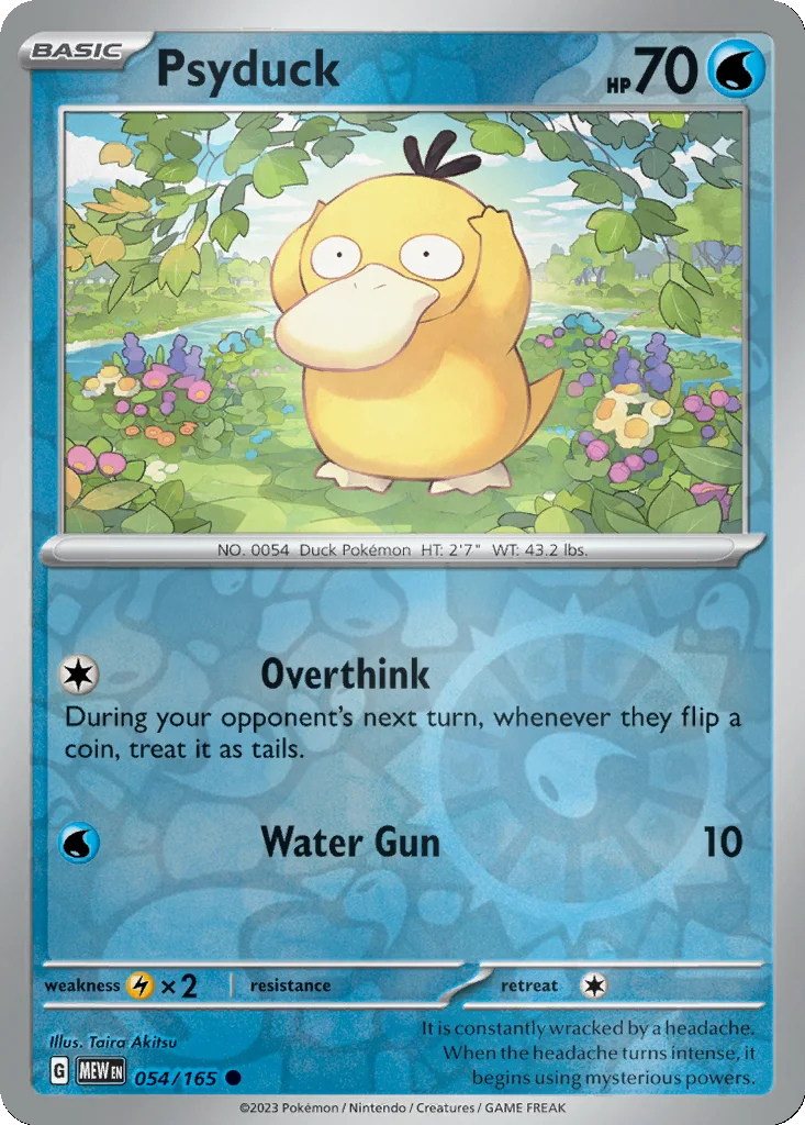 Psyduck 054/165 SV: Scarlet & Violet 151 (Reverse holo)
