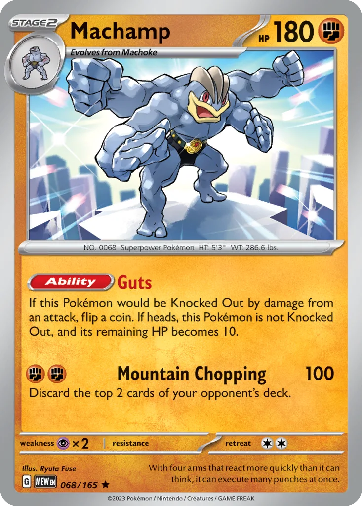 Machamp 068/165 SV: Scarlet & Violet 151 (Holo)