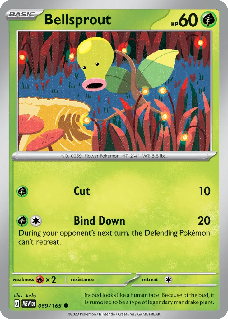 Bellsprout 069/165 SV: Scarlet & Violet 151 (Normal)