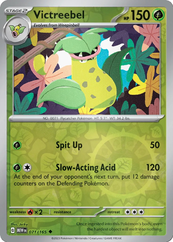 Victreebel 071/165 151 (Reverse holo)