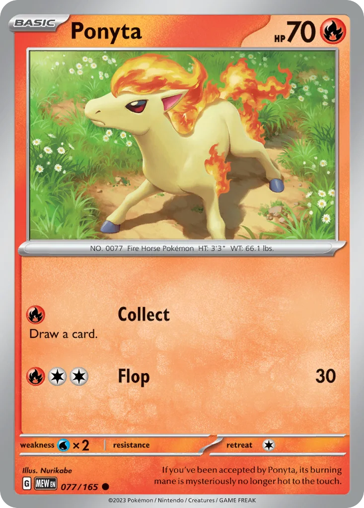 Ponyta 077/165 SV: Scarlet & Violet 151 (Normal)