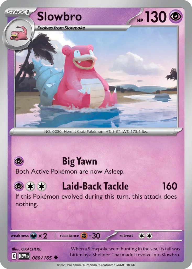Slowbro 080/165 151 (Normal)