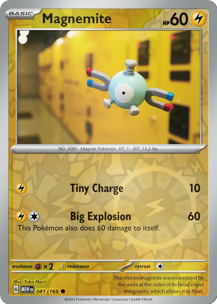 Magnemite 081/165 SV: Scarlet & Violet 151 (Reverse holo)