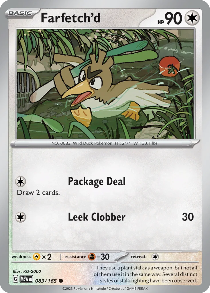 Farfetch'd 083/165 SV: Scarlet & Violet 151 (Normal)