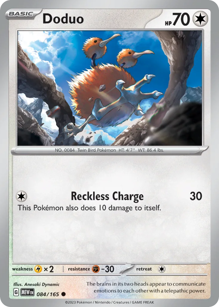 Doduo 084/165 SV: Scarlet & Violet 151 (Normal)