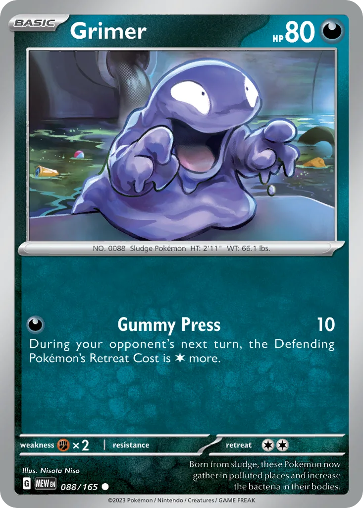 Grimer 088/165 SV: Scarlet & Violet 151 (Normal)