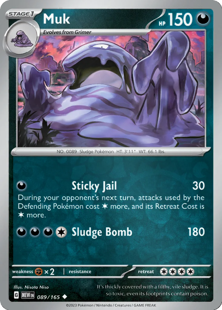 Muk 089/165 151 (Reverse holo)