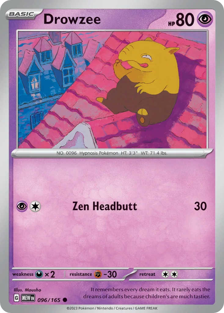Drowzee 096/165 SV: Scarlet & Violet 151 (Normal)