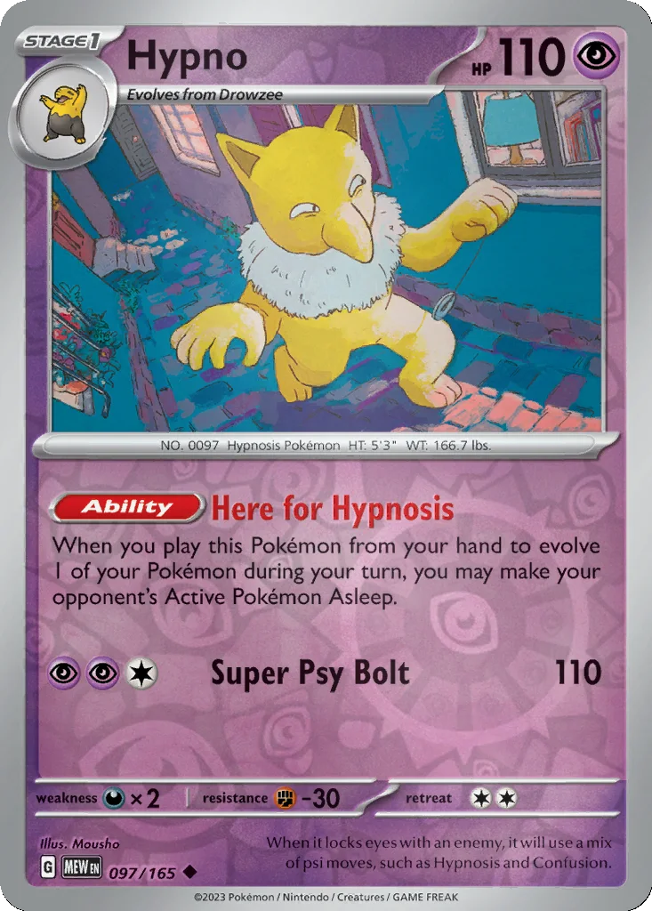 Hypno 097/165 151 (Reverse holo)