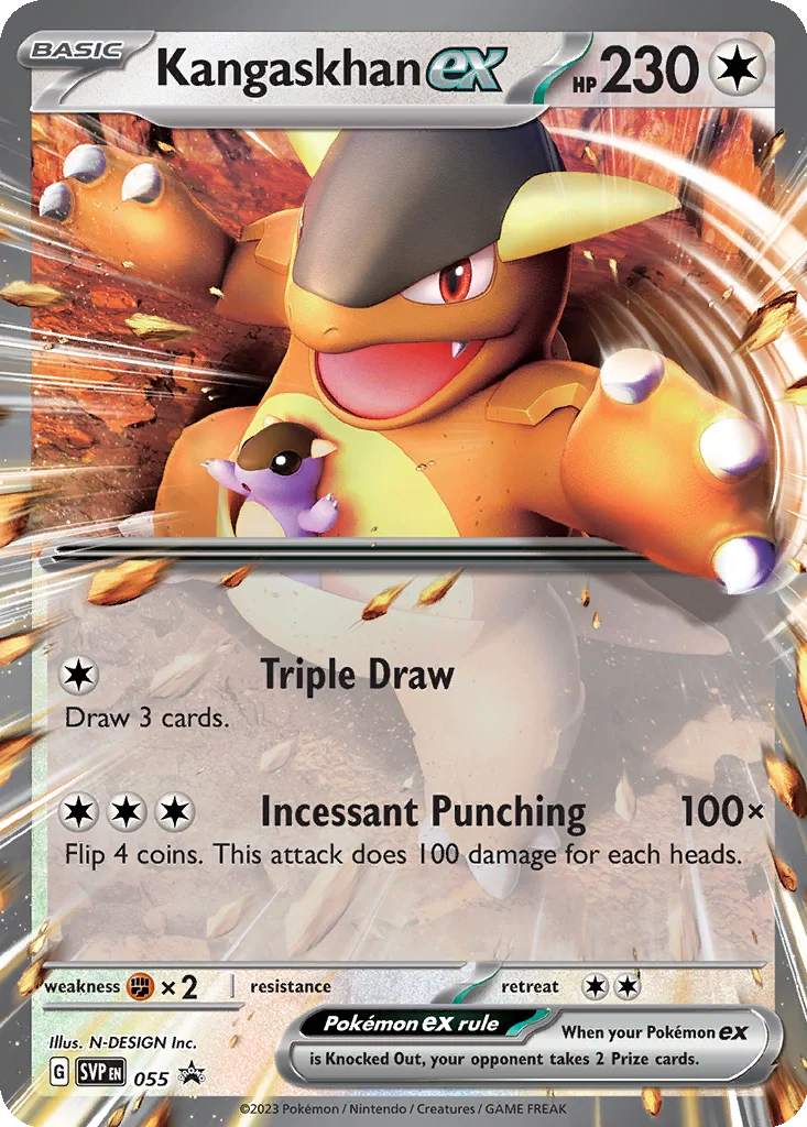 Kangaskhan ex 055 Scarlet & Violet Black Star Promos (Kangaskhan ex Battle Deck)