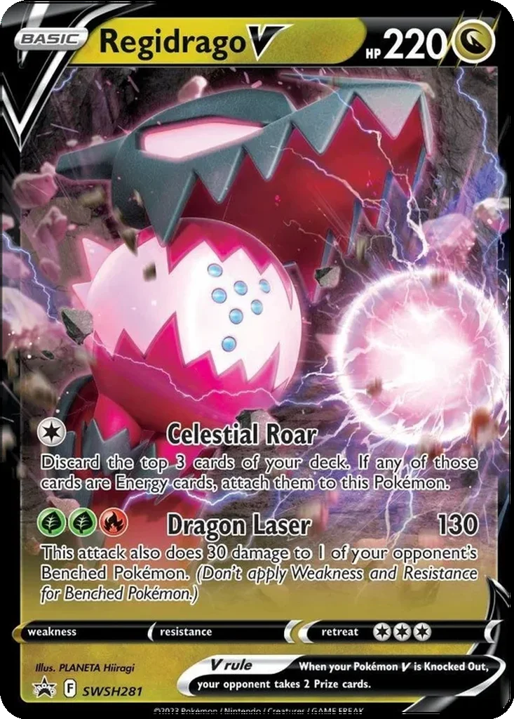 Regidrago V SWSH281 SWSH Black Star Promos (Promo)