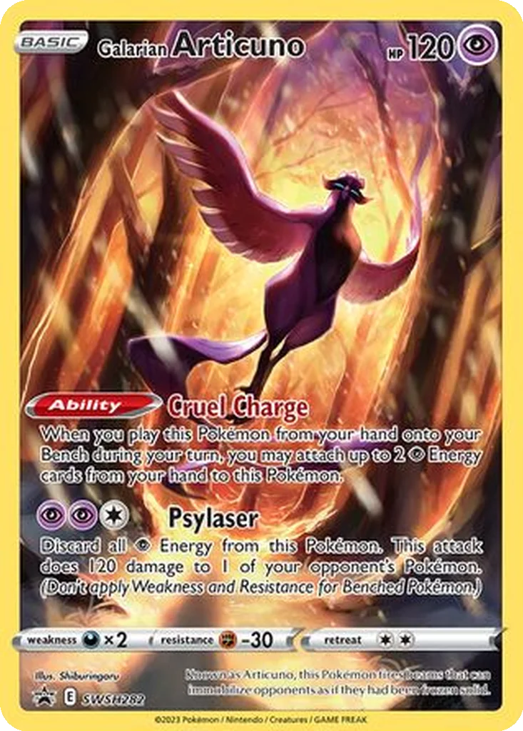 Galarian Articuno SWSH282 SWSH Black Star Promos (Promo)