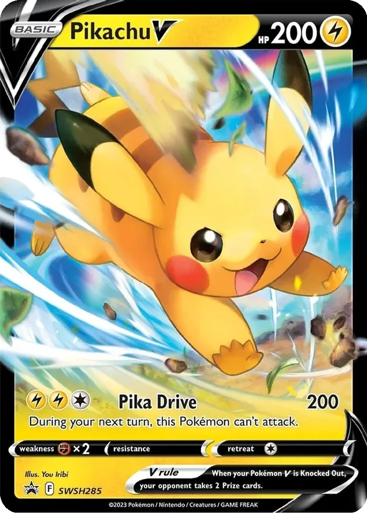 Pikachu V SWSH285 SWSH Black Star Promos (Promo)