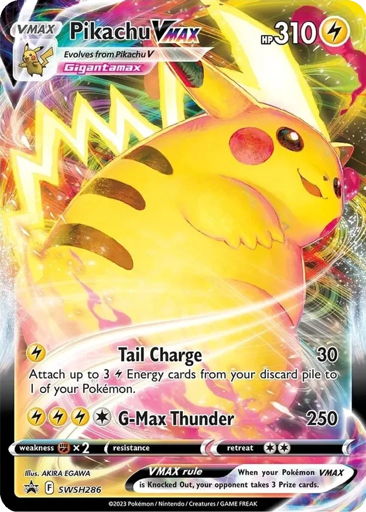 Pikachu VMAX SWSH286 SWSH Black Star Promos (Promo)