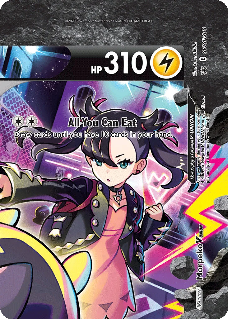 Morpeko V-UNION SWSH288 SWSH Black Star Promos (Promo)