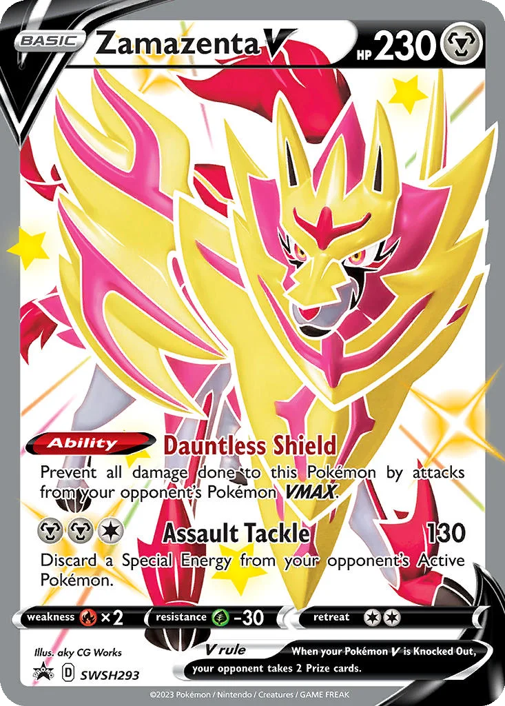 Zamazenta V SWSH293 SWSH Black Star Promos (Promo)