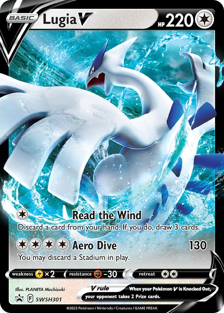 Lugia V 301 SWSH Black Star Promos (Promo)