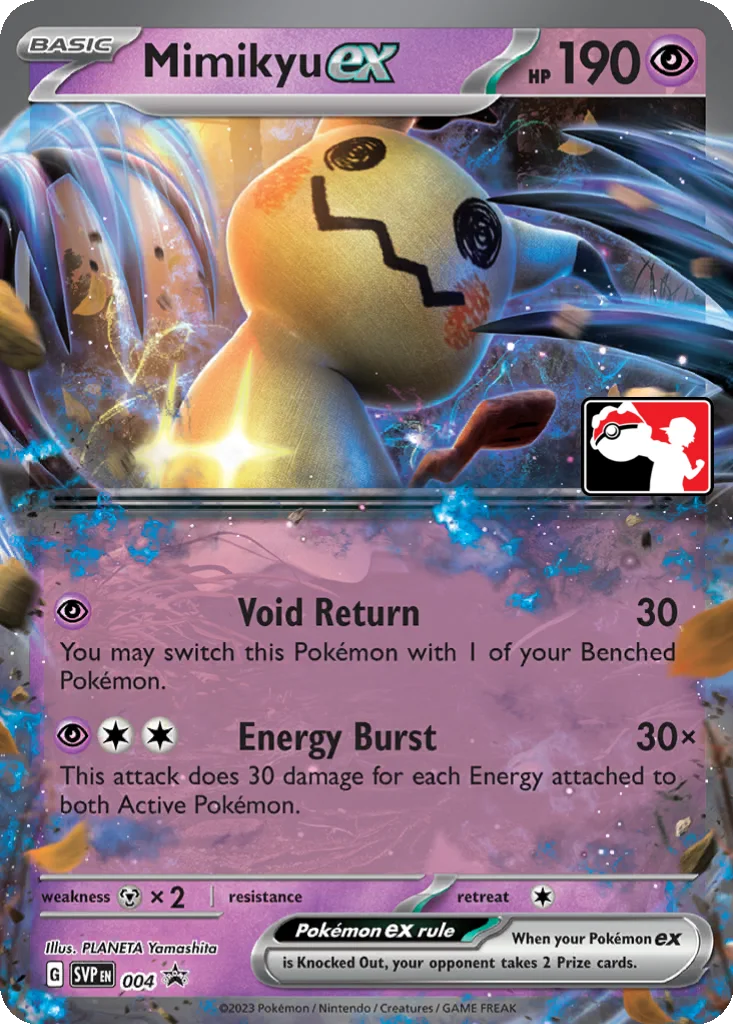 Mimikyu ex 004 Scarlet & Violet Black Star Promos (Play! Pokémon)