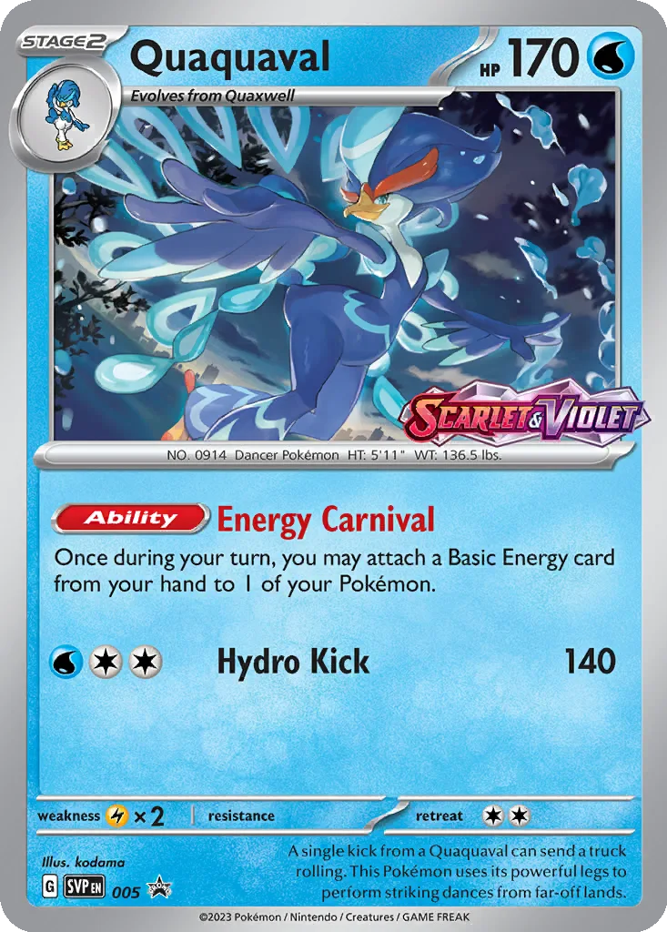 Quaquaval 005 Scarlet & Violet Black Star Promos (Build & Battle Box)