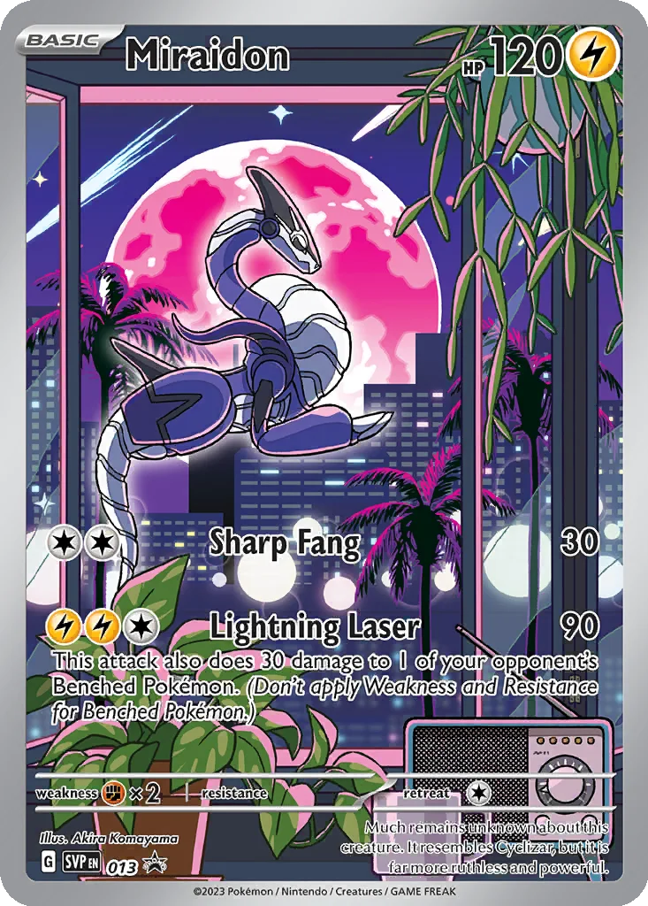 Miraidon 013 Scarlet & Violet Black Star Promos (Elite Trainer Box Promo)
