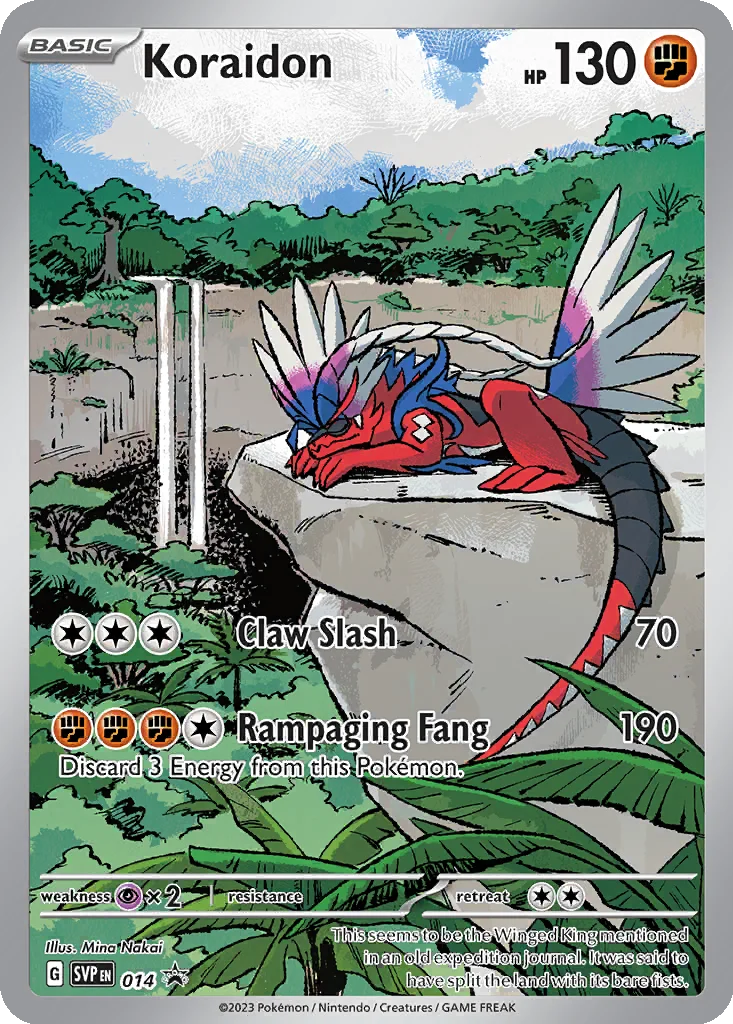 Koraidon 014 Scarlet & Violet Black Star Promos (Elite Trainer Box Promo)