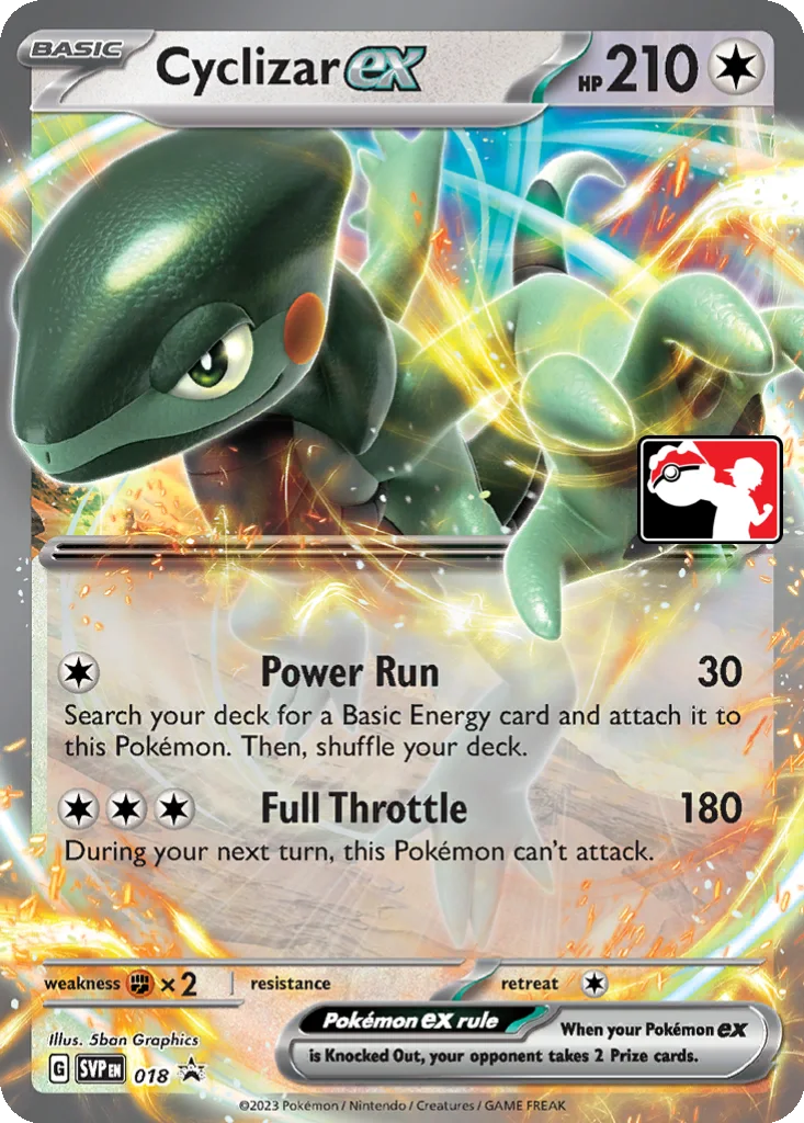 Cyclizar ex 018 Scarlet & Violet Black Star Promos (Play! Pokémon)