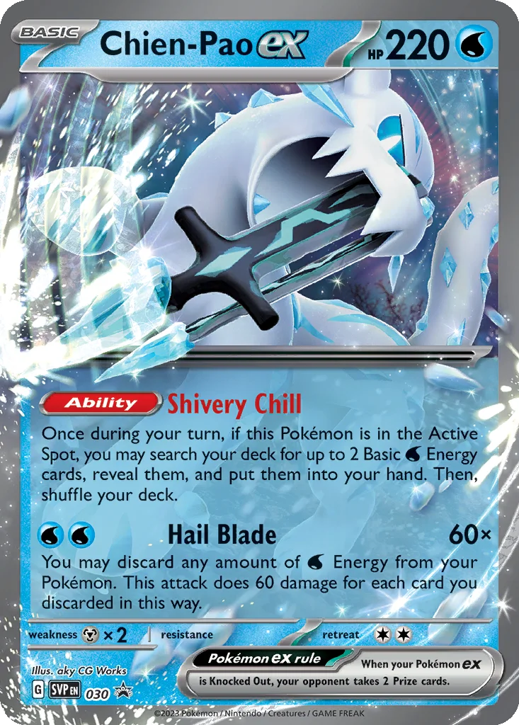 Chien-Pao ex 030 Scarlet & Violet Black Star Promos (Chien-Pao ex League Battle Deck)