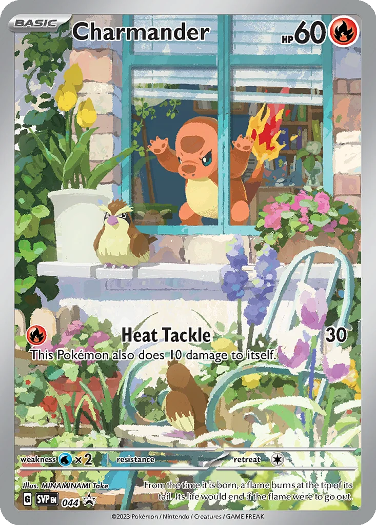 Charmander 044 Scarlet & Violet Black Star Promos (Elite Trainer Box Promo)