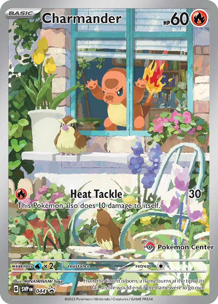 Charmander 044 Scarlet & Violet Black Star Promos (Pokemon Center ETB Promo)