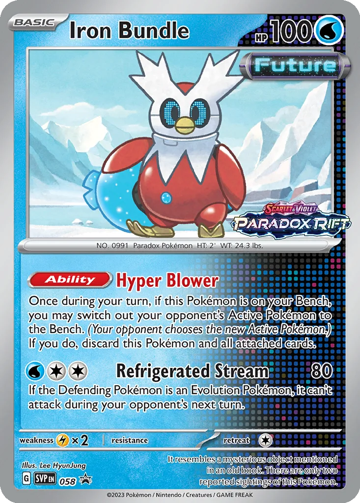 Iron Bundle 058 Scarlet & Violet Black Star Promos (Build & Battle Deck Promo)