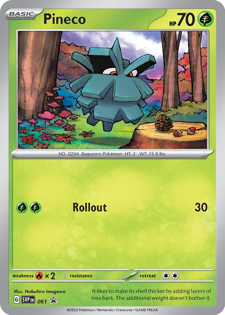 Pineco 061 Scarlet & Violet Black Star Promos (Checklane Blister)