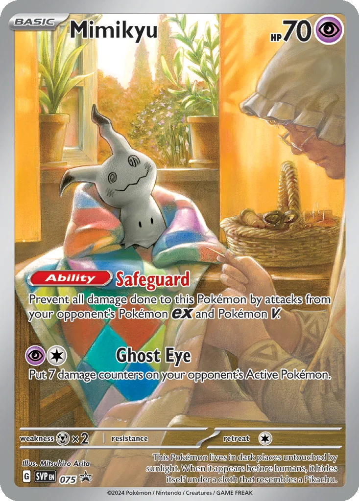 Mimikyu 075 Scarlet & Violet Black Star Promos (Elite Trainer Box Promo)