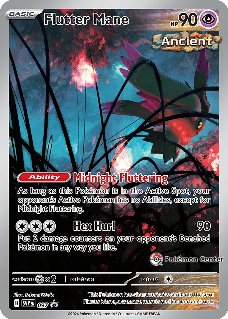 Flutter Mane 097 Scarlet & Violet Black Star Promos (Pokemon Center ETB Promo)