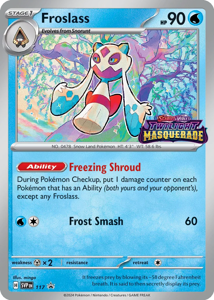 Froslass 117 Scarlet & Violet Black Star Promos (Build & Battle Deck Promo)