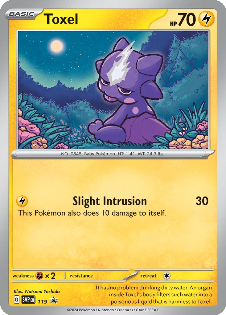 Toxel 119 Scarlet & Violet Black Star Promos (Single Pack Blister)