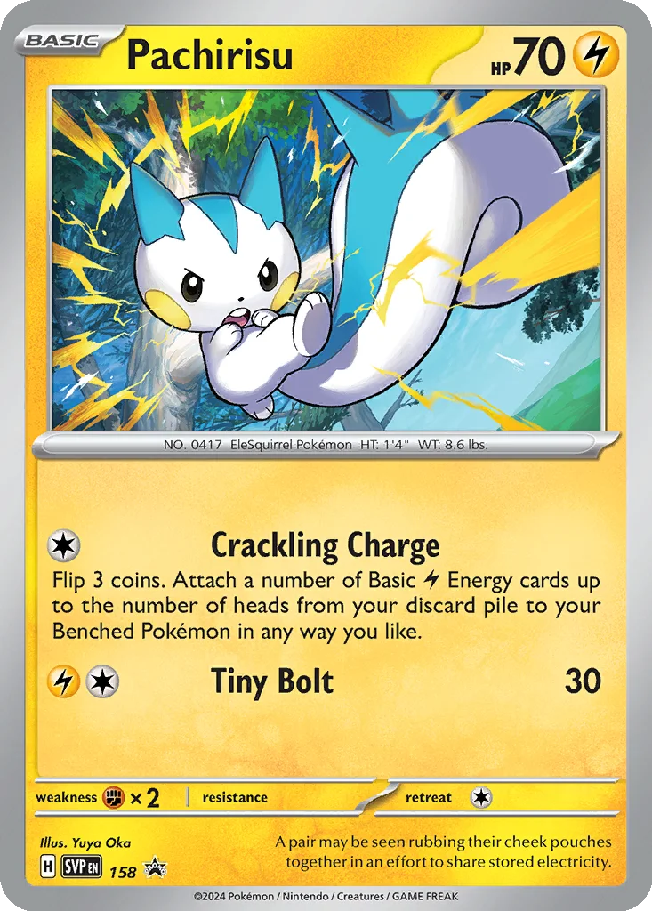 Pachirisu 158 Scarlet & Violet Black Star Promos (Checklane Blister)
