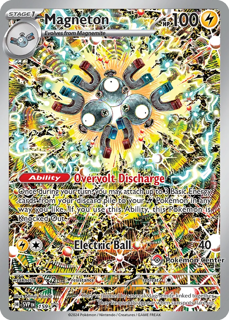 Magneton 159 Scarlet & Violet Black Star Promos (Pokemon Center ETB Promo)