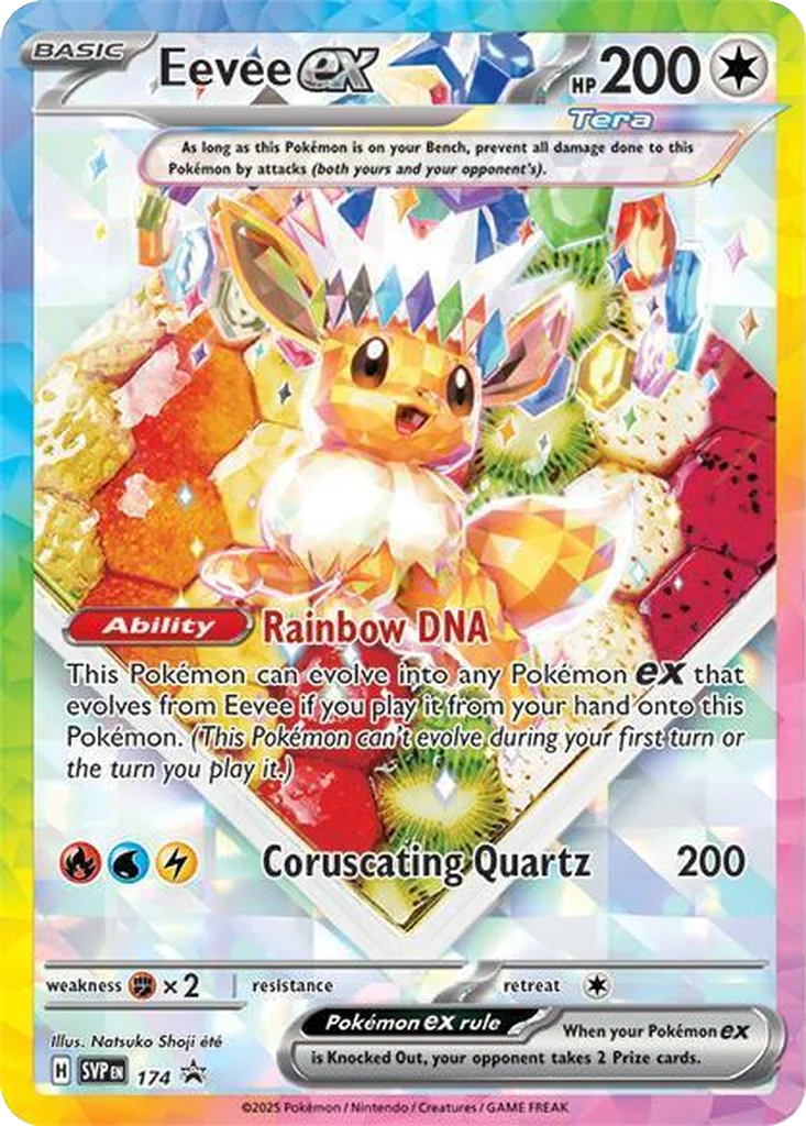 Eevee ex 174 Scarlet & Violet Black Star Promos (Super-Premium Collection)