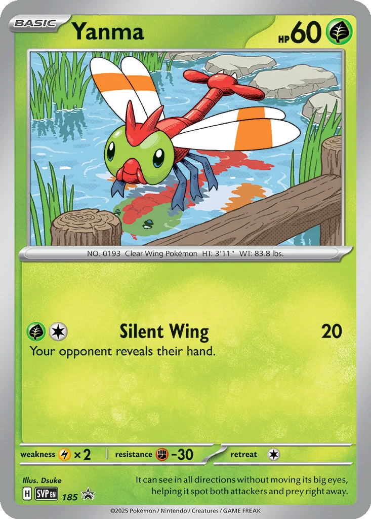 Yanma 185 Scarlet & Violet Black Star Promos (Checklane Blister)