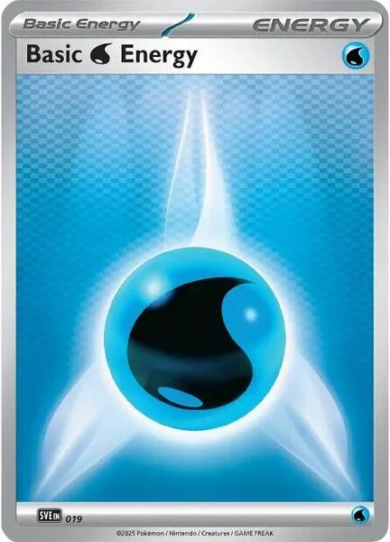 Basic Water Energy SVE 019/086 White Flare (Holo Energy)