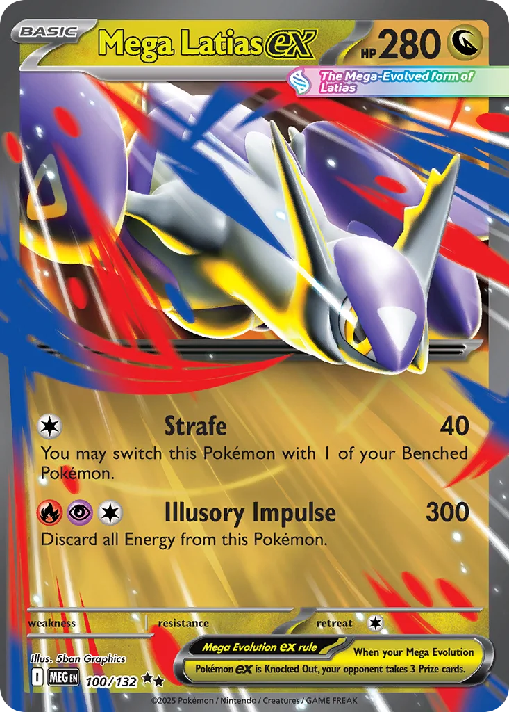 Mega Latias ex 100/132 ME01: Mega Evolution (Holo)