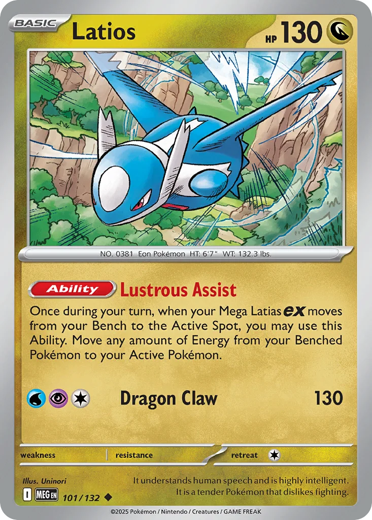Latios 101/132 ME01: Mega Evolution (Normal)