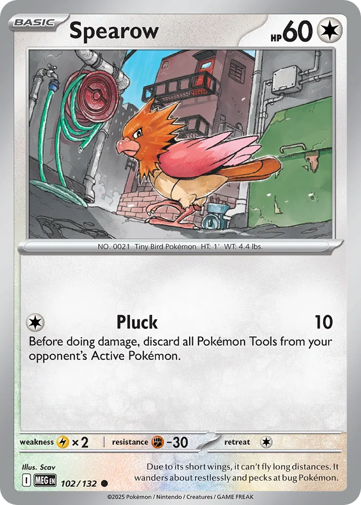 Spearow 102/132 ME01: Mega Evolution (Normal)