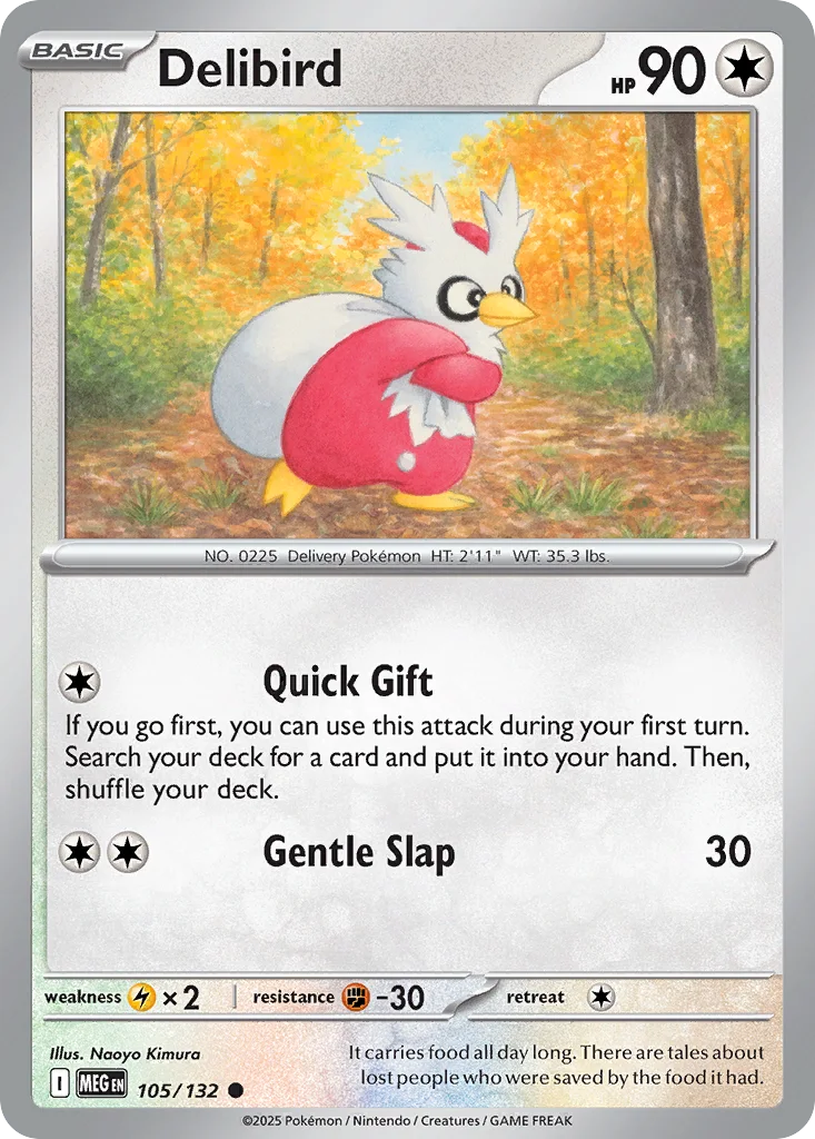 Delibird 105/132 ME01: Mega Evolution (Normal)